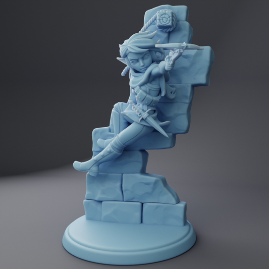 Twin Goddess Miniatures - Kara The Elf Rogue  - 2025 June
