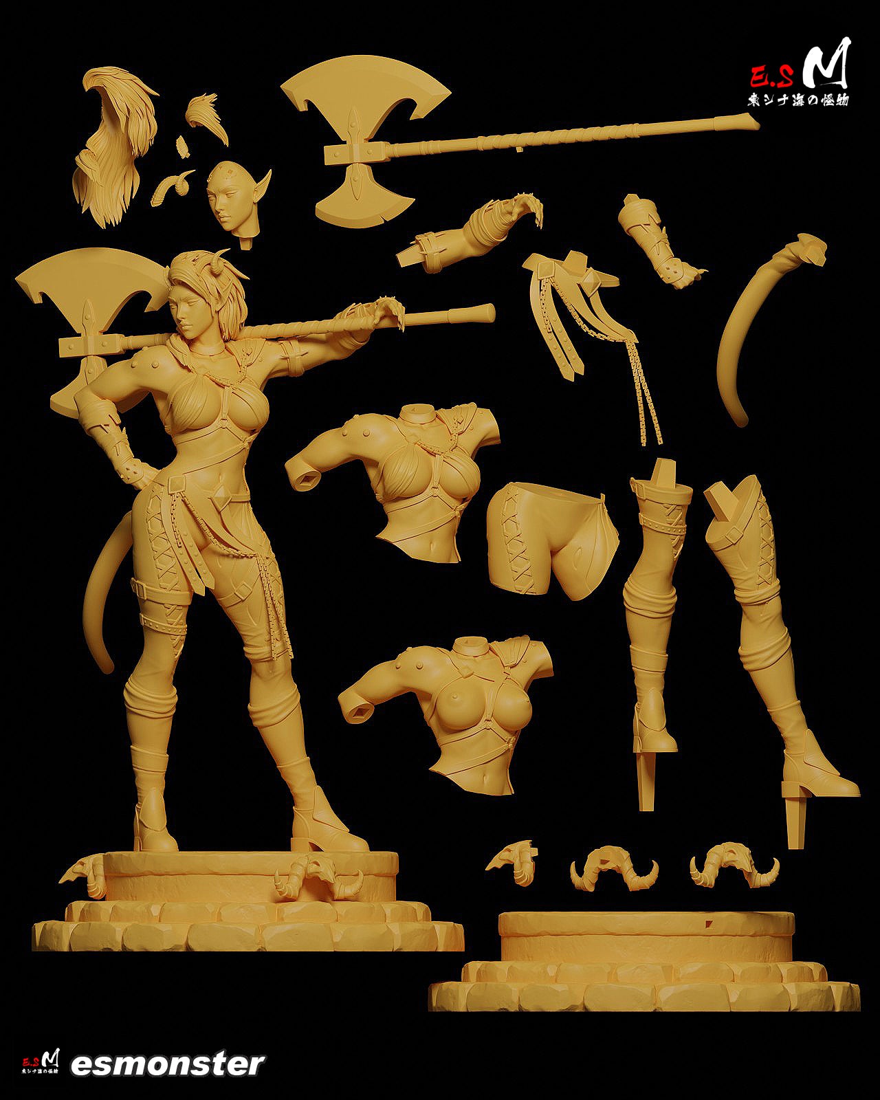 E.S.Monster - Karlach, Baldurs Gate 3