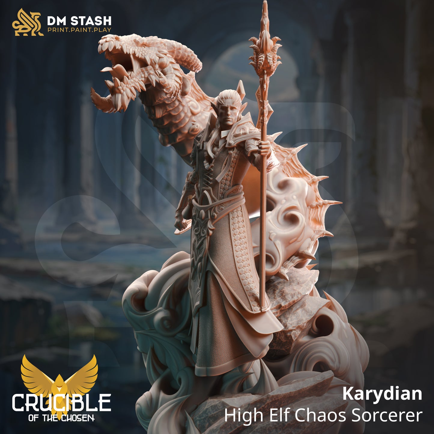 DM Stash - Karydian, High Elf Chaos Sorcerer - Crucible of the Chosen 2024 April