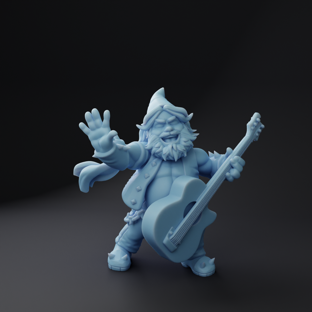 Twin Goddess Miniatures - Kaybee, Gnome Bard - Bardic Beatdown