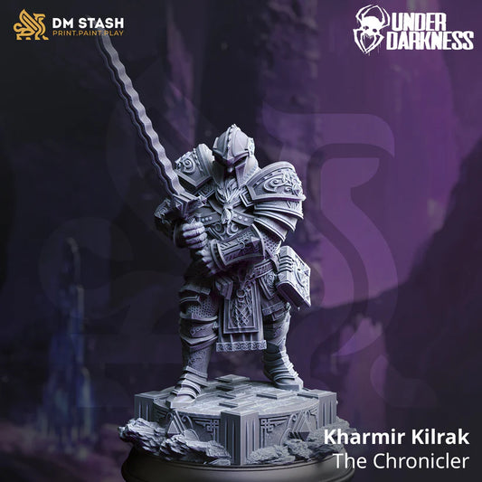 DM Stash - Kharmir “Lorehand” Kilrak, The Chronicler  - Under Darkness 2024 February Release