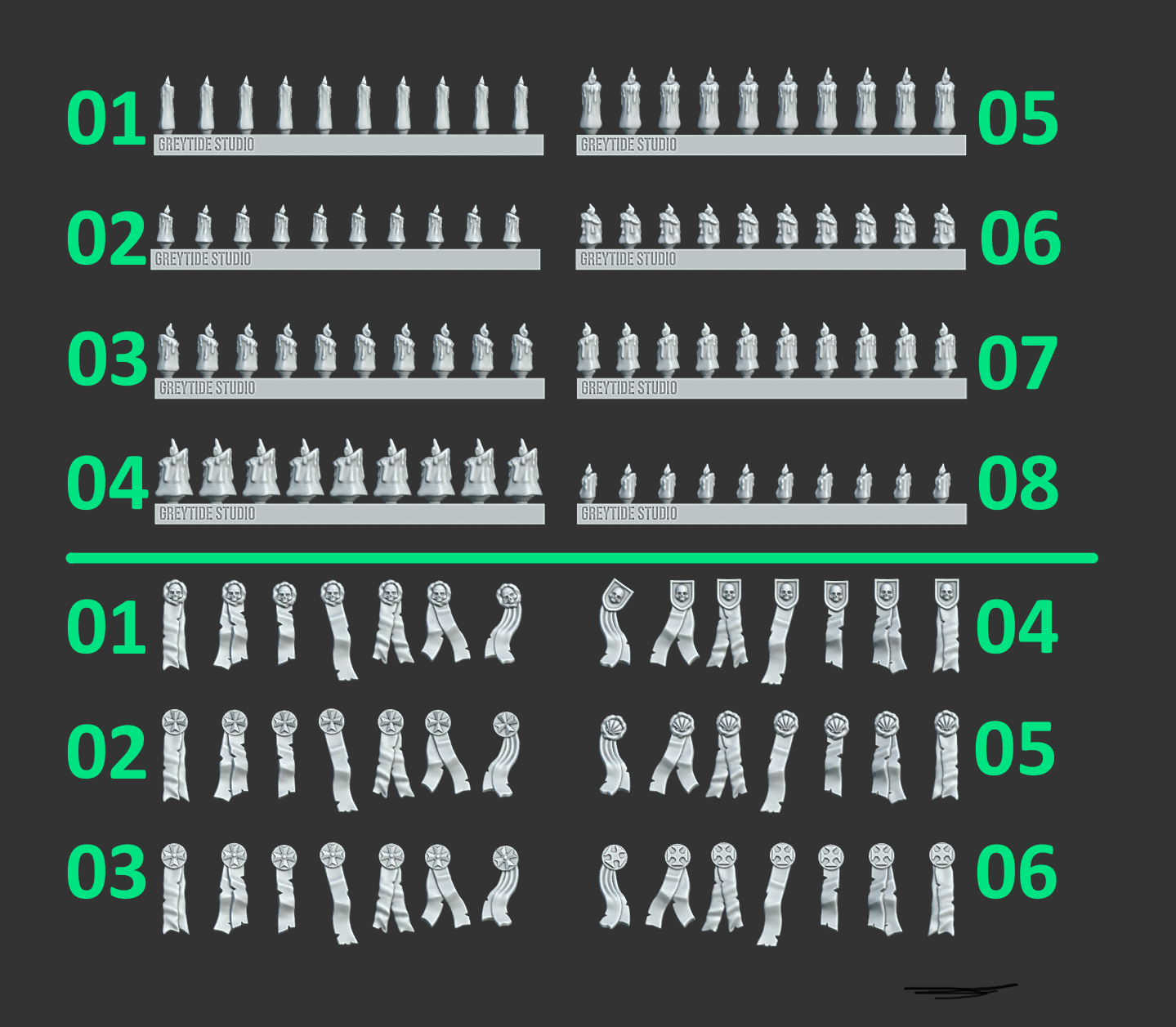 Greytide Studio - Seals and Candles, Eternal Pilgrims