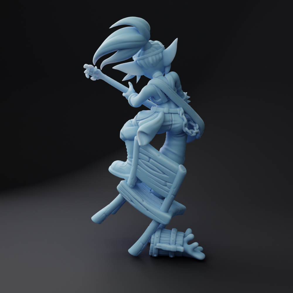 Twin Goddess Miniatures - Knox, Goblin Bard - Bardic Beatdown