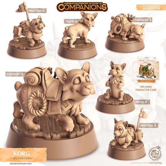 Cast n Play - Korg (The Corgi), Companion