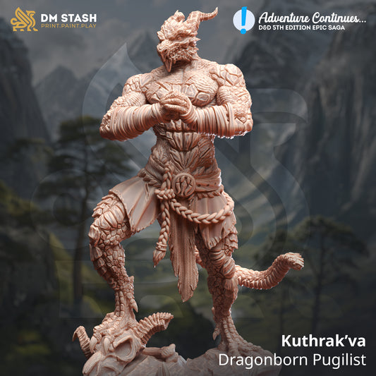 DM Stash - Kuthrak’va, Dragonborn Pugilist - Adventures Continues 2024 May