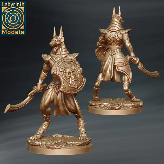 Labyrinth Models - Anubis Warrior 2 Dogfolk - Kingdom of Kemet 2022 November