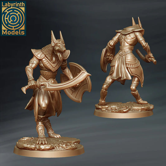 Labyrinth Models - Anubis Warrior 3 Dogfolk - Kingdom of Kemet 2022 November