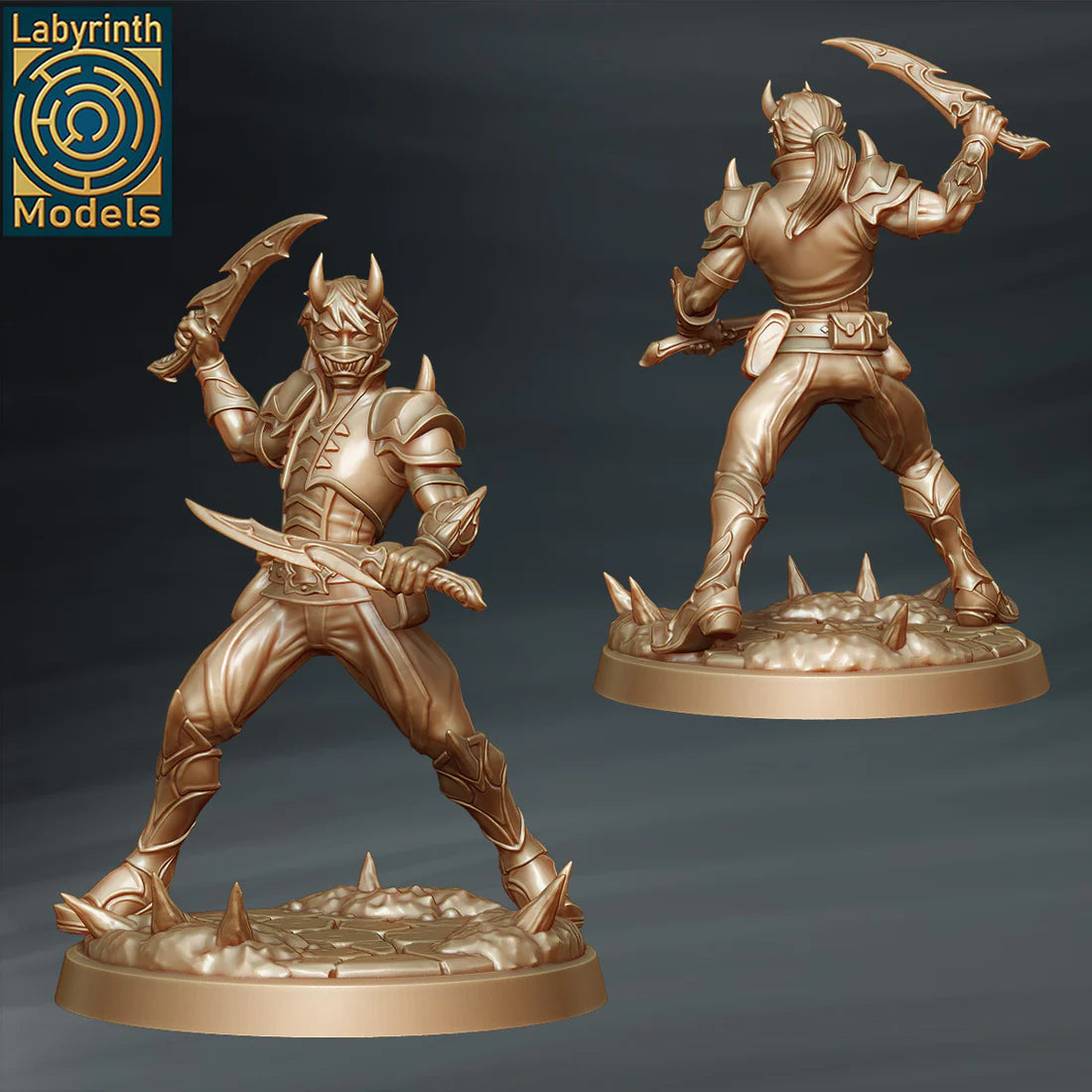 Labyrinth Models - Tiefling Male Rogue - Infernals Collection Vol. 2 2023 May