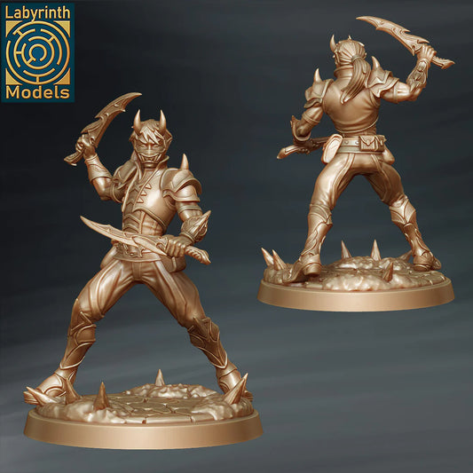 Labyrinth Models - Tiefling Male Rogue - Infernals Collection Vol. 2 2023 May