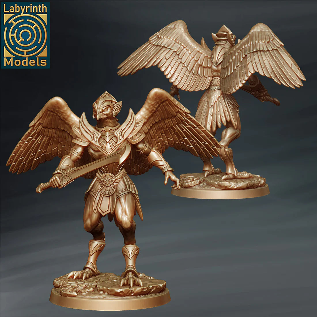 Labyrinth Models - Horus Warrior 1 Aarakocra - Kingdom of Kemet 2022 November