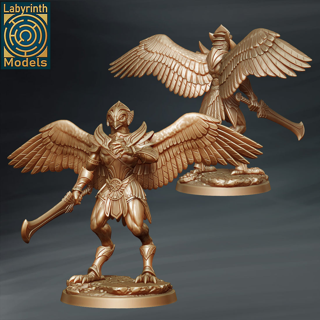Labyrinth Models - Horus Warrior 2 Aarakocra - Kingdom of Kemet 2022 November