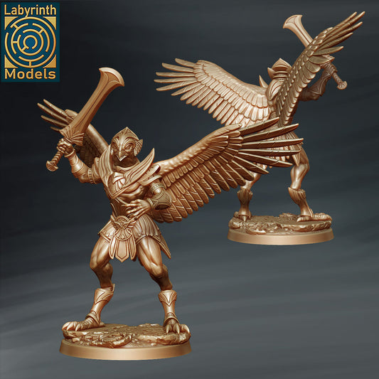 Labyrinth Models - Horus Warrior 3 Aarakocra - Kingdom of Kemet 2022 November