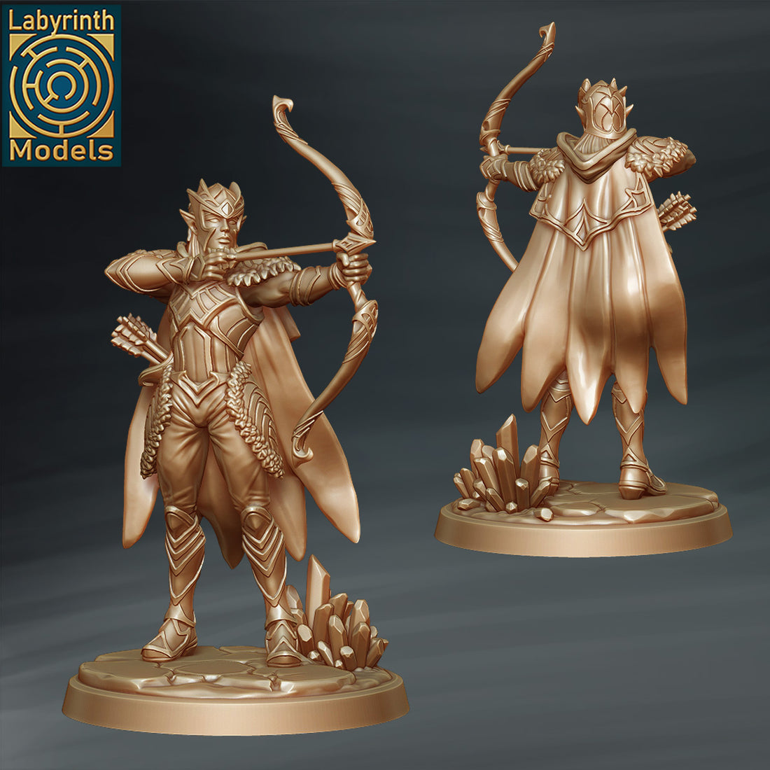 Labyrinth Models - Ice Elf Archer 4 - Ice Queen 2023 February