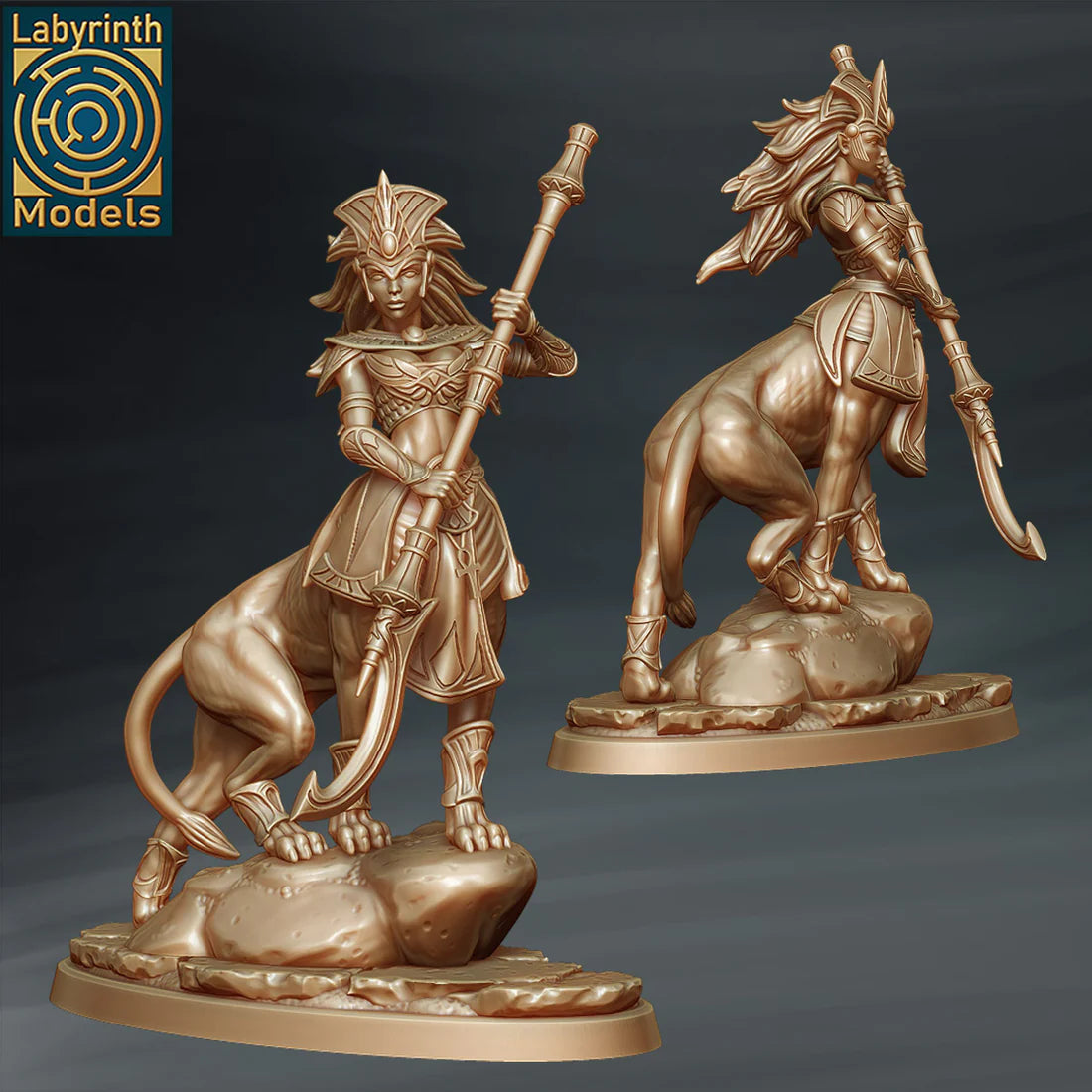 Labyrinth Models - Lamia Fighter - Kingdom of Kemet 2022 November