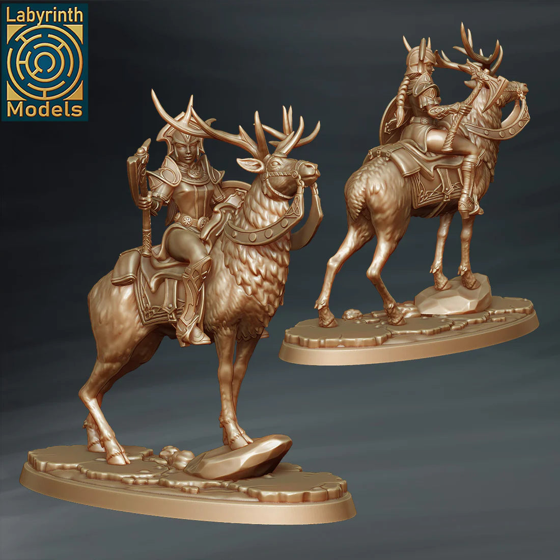 Labyrinth Models - Shieldman Cavalry 1 - Ice Queen 2023 February
