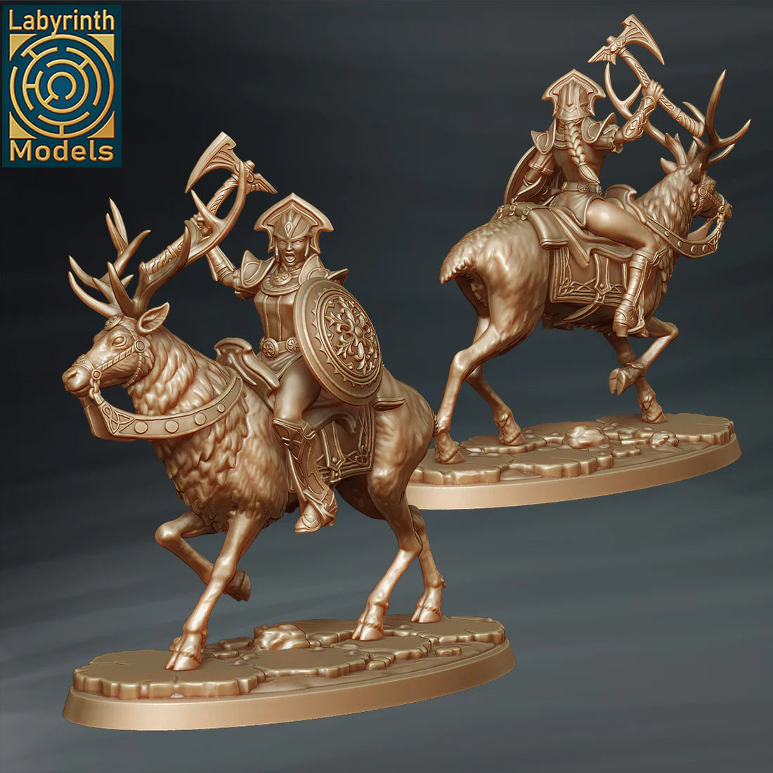 Labyrinth Models - Shieldman Cavalry 2 - Ice Queen 2023 February