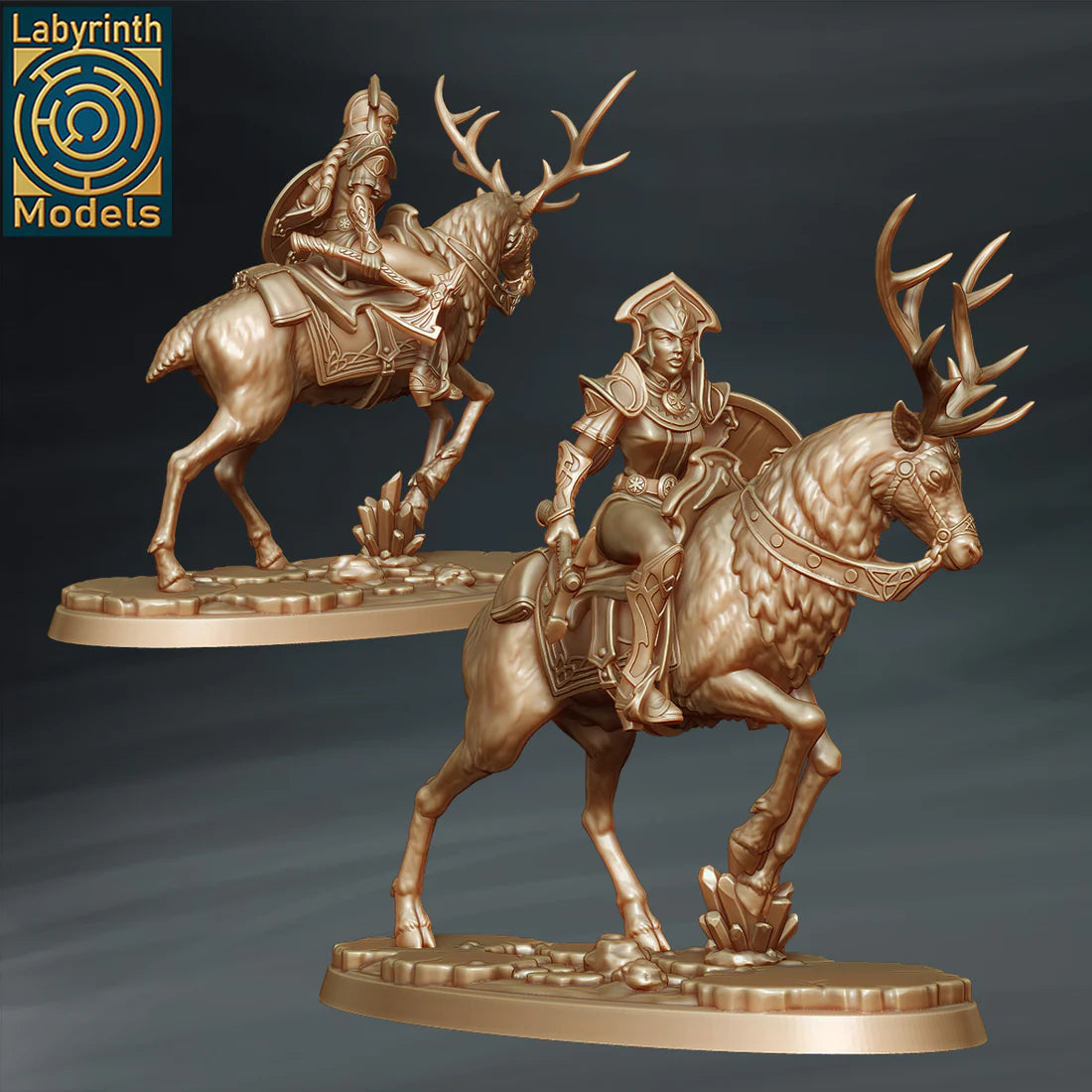 Labyrinth Models - Shieldman Cavalry 3 - Ice Queen 2023 February