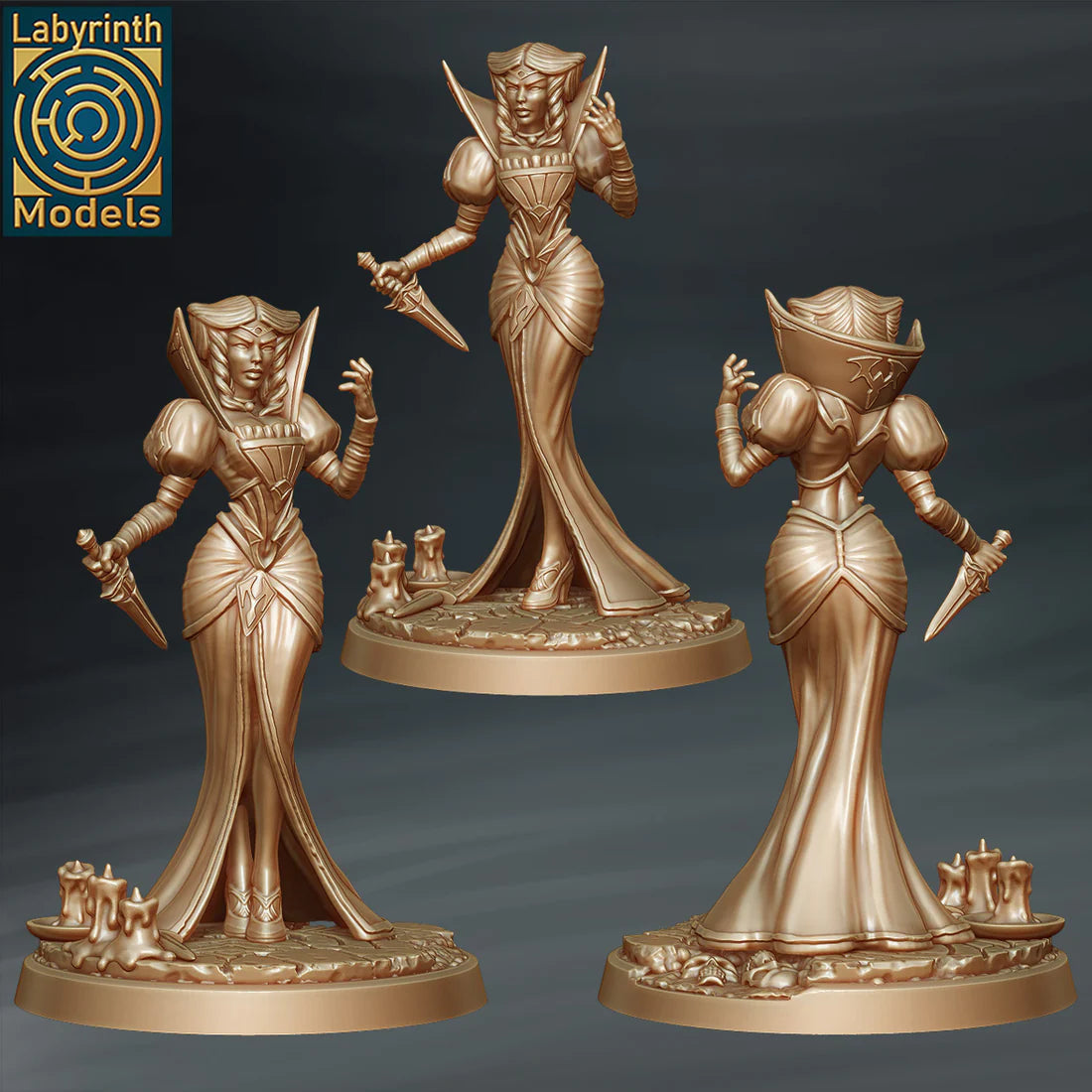 Labyrinth Models - Vampire Female 4 - Vampires 2022 December