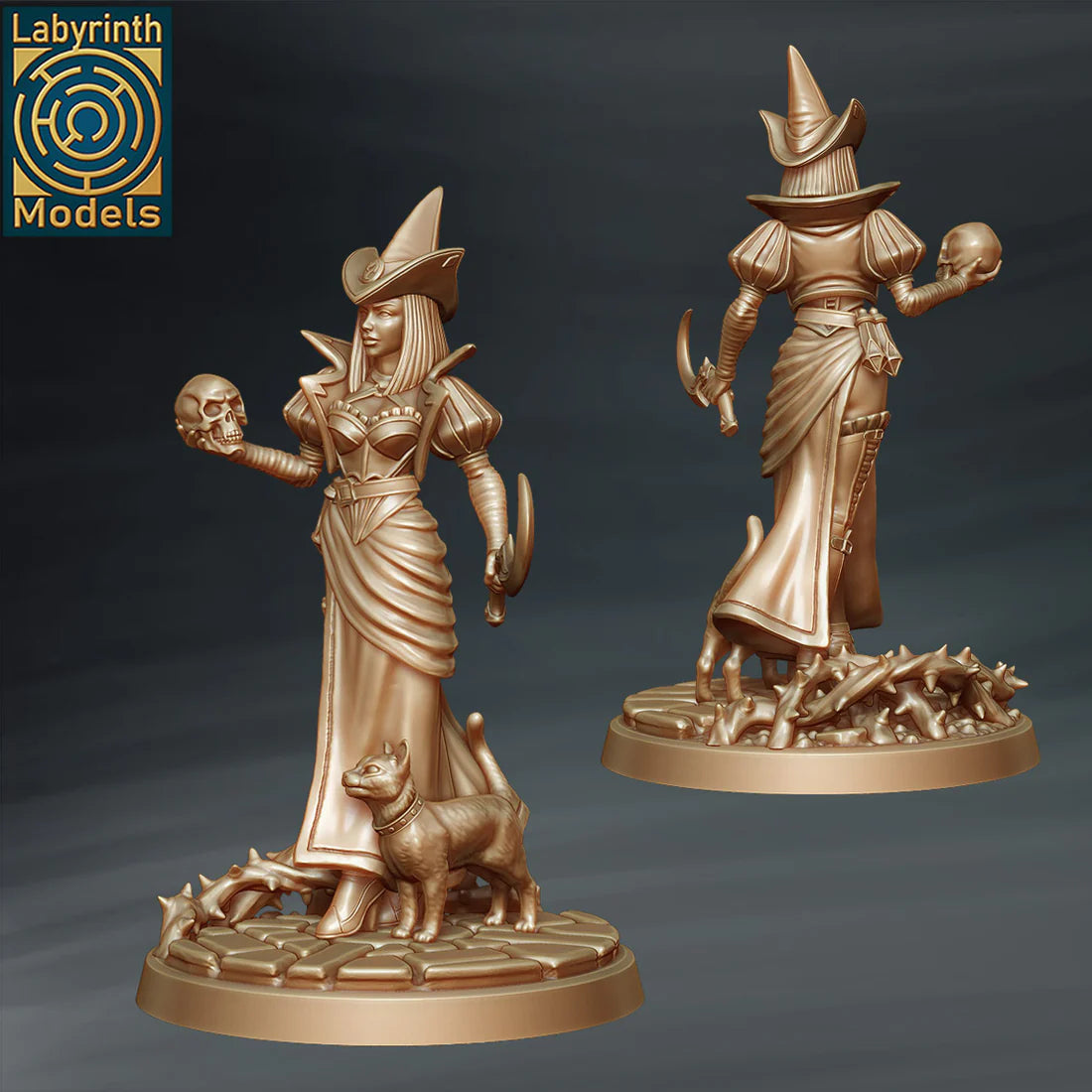 Labyrinth Models - Female Warlock Apprentice 3 - Witch Hunters 2023 March