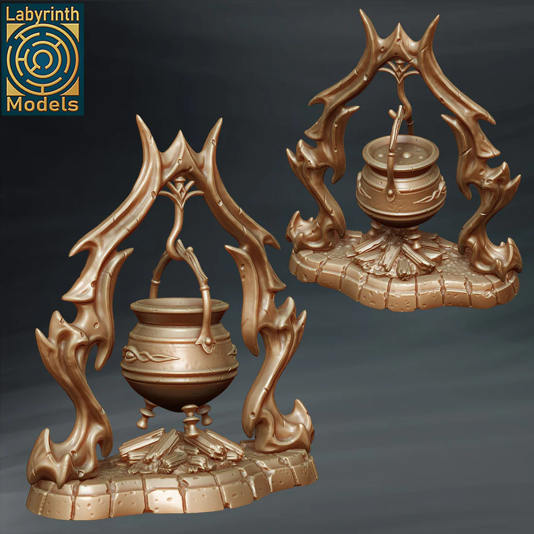 Labyrinth Models - Witch Cauldron - Witch Hunters 2023 March