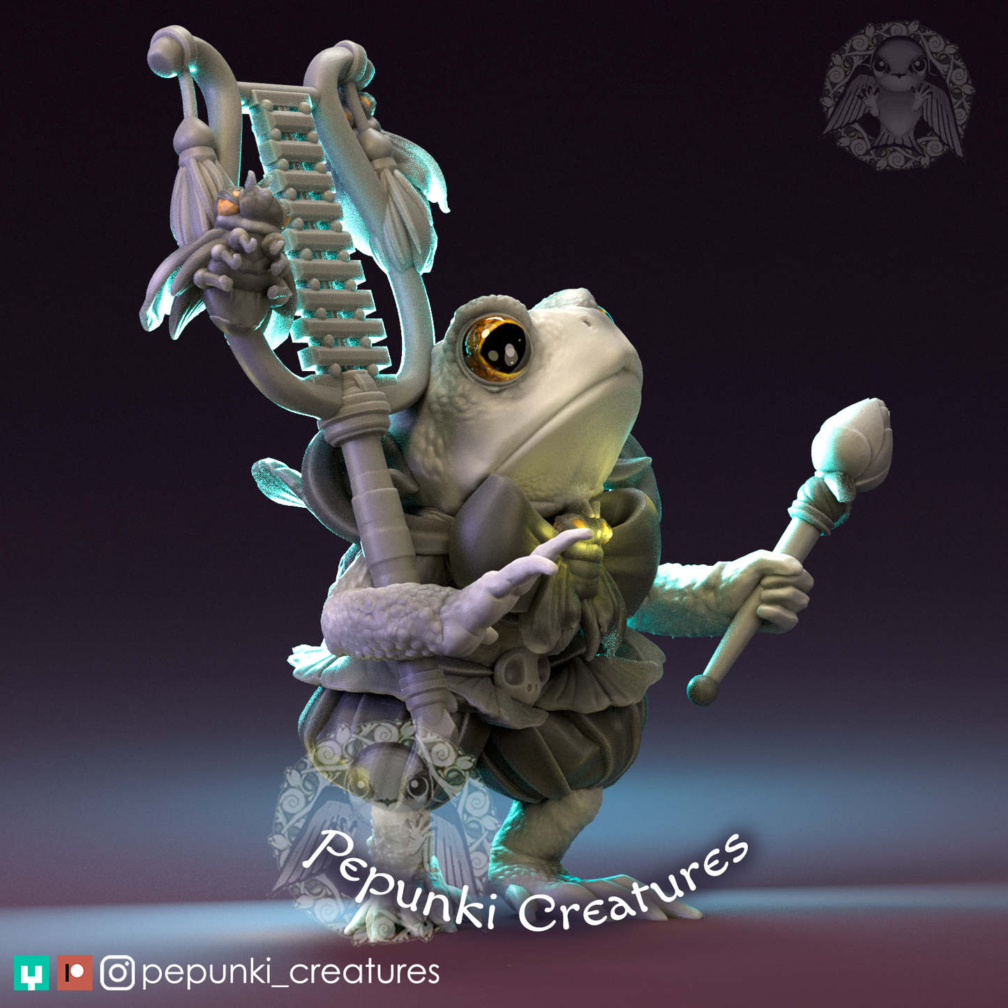 Pepunki Creatures - Toad - 2024 October