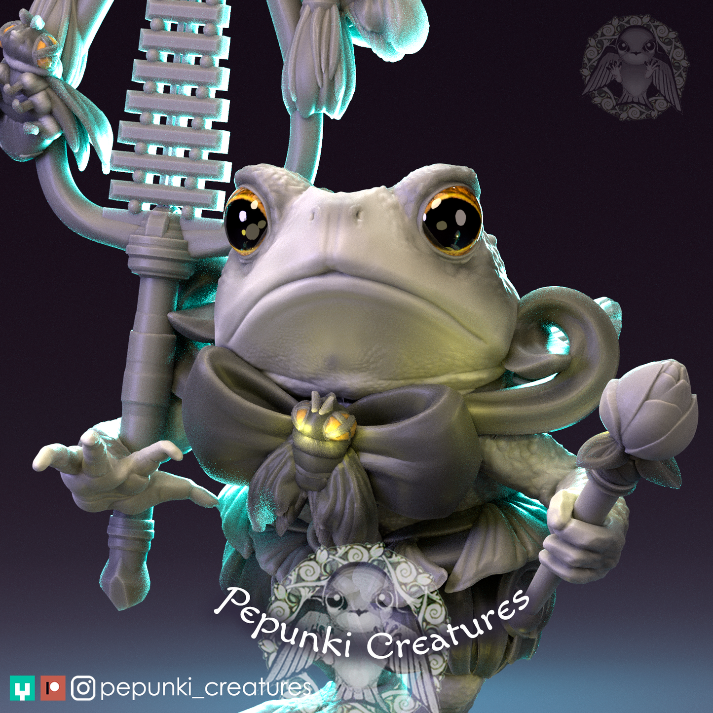 Pepunki Creatures - Toad - 2024 October