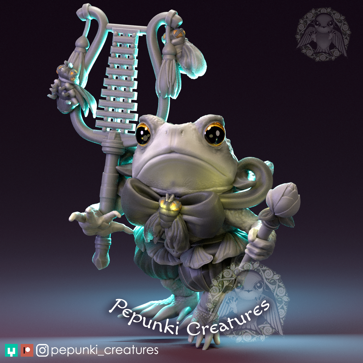 Pepunki Creatures - Toad - 2024 October