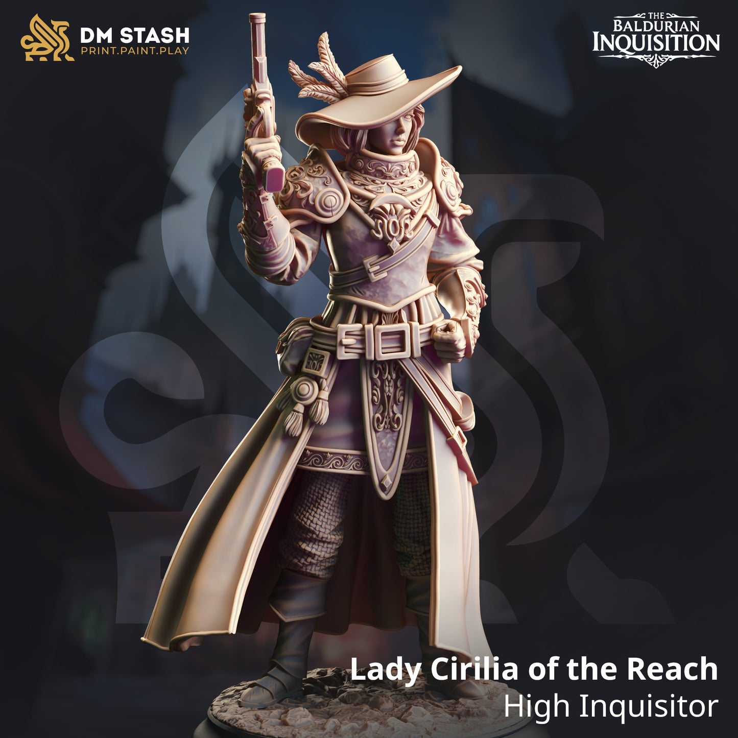 DM Stash - Lady Cirilia of the Reach, High Inquisitor - Baldurian Inquisition 2025 March