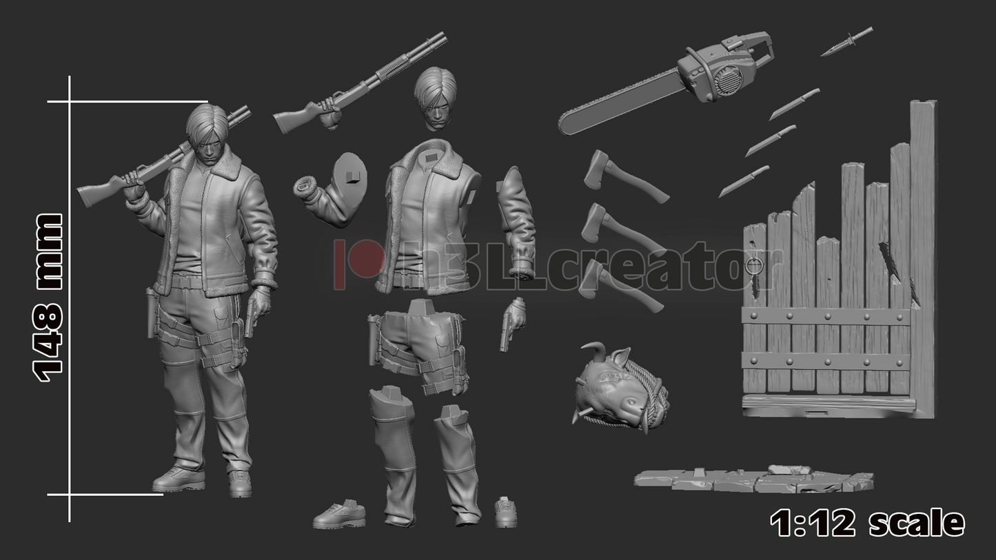 H3LL Creator - Leon S. Kenedy, Residen Evil 148mm