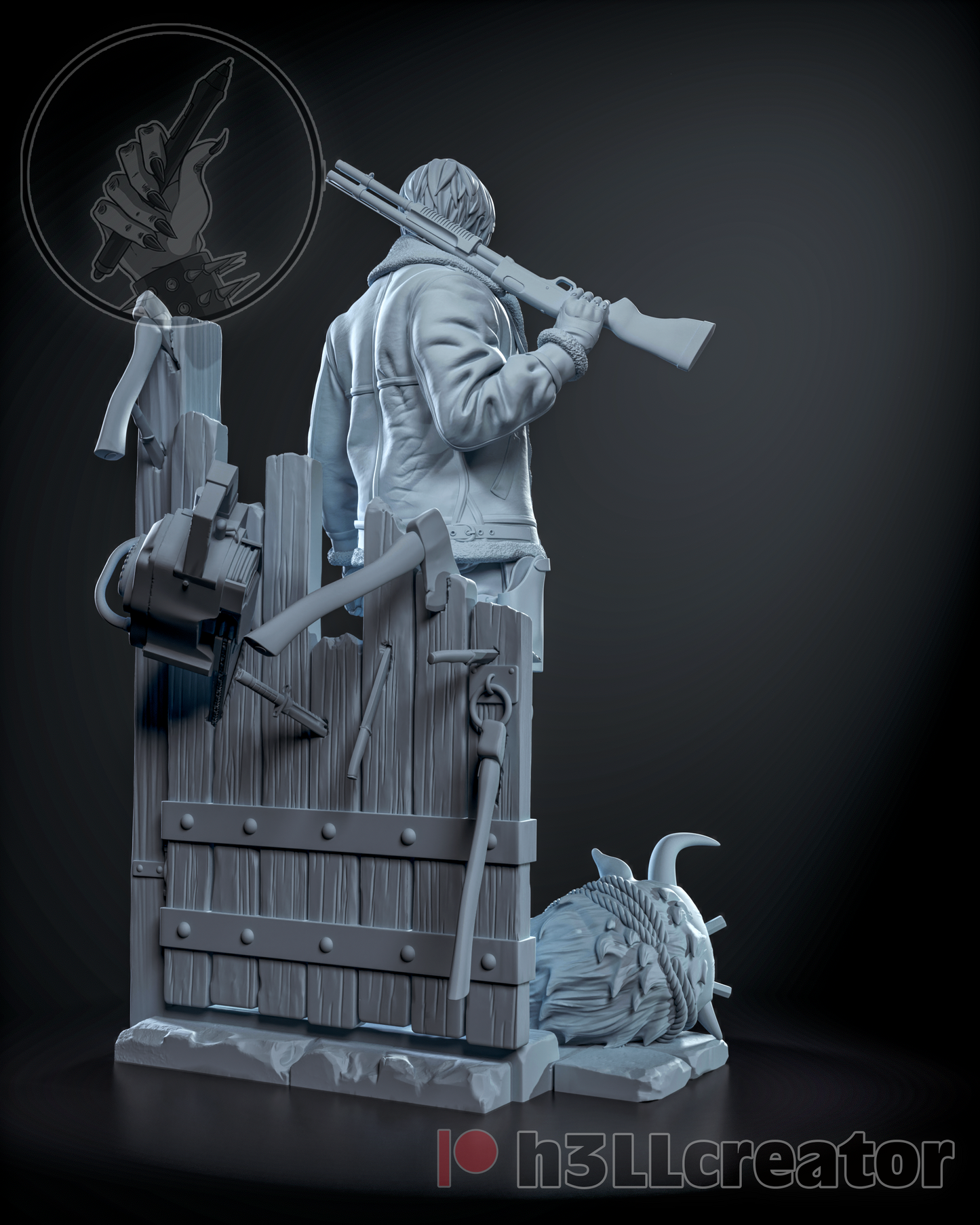 H3LL Creator - Leon S. Kenedy, Residen Evil 148mm