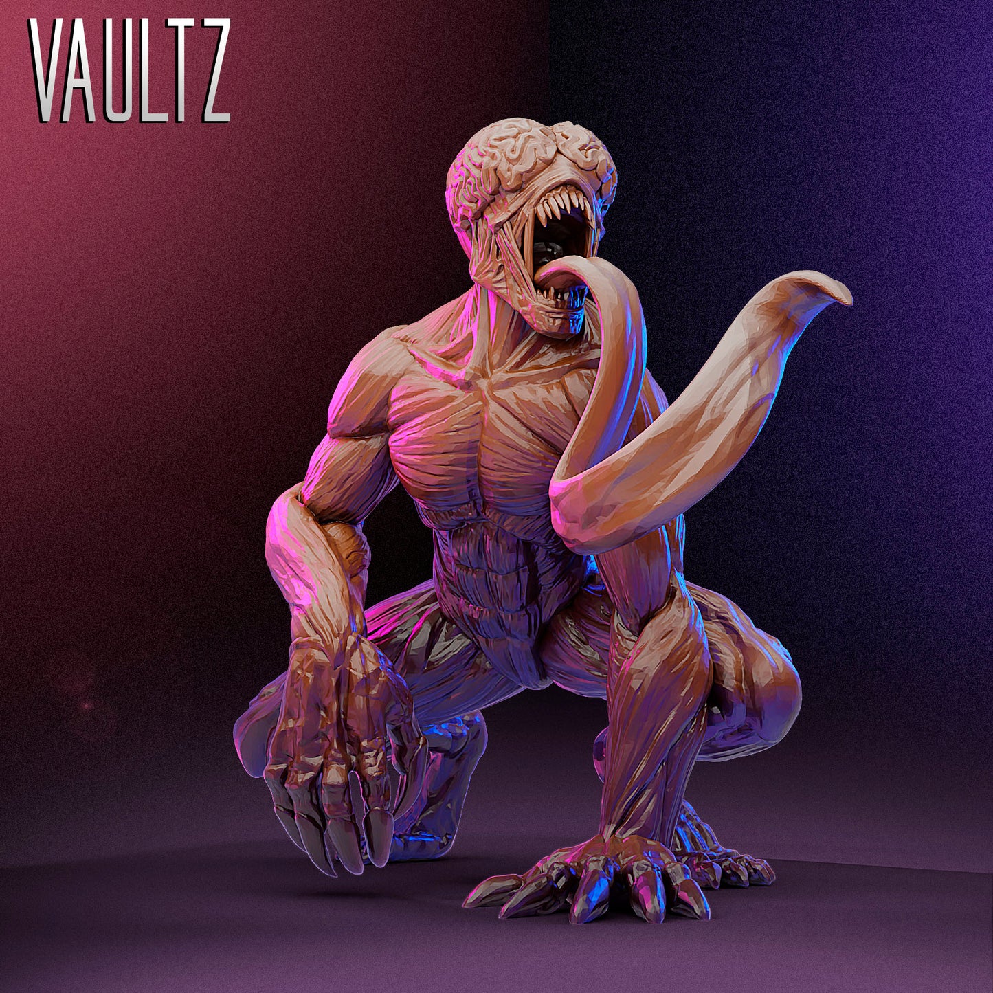 Vaultz - Licker, Resident Evil - Zombicide Size 35mm