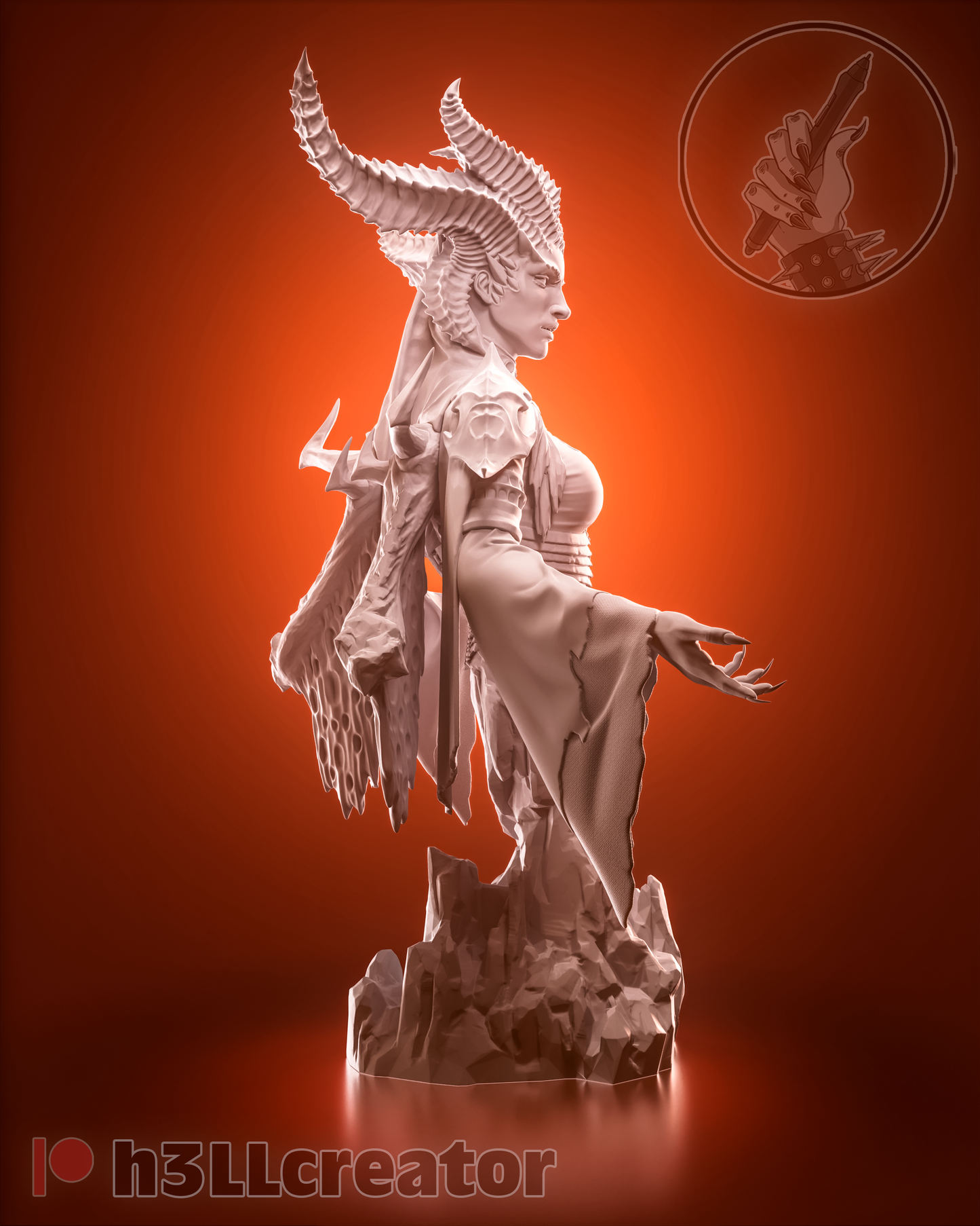 H3LL Creator - Lilith, Matriarch of Demons - Diablo (Bust)
