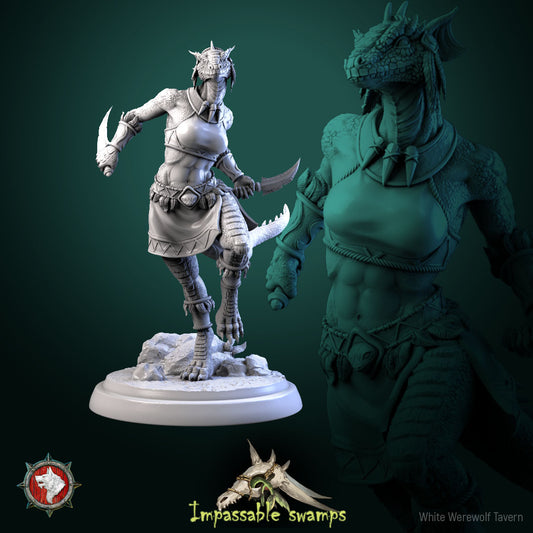 White Werewolf Tavern - Barbarian Lizardfolk Female 1 -  Impassable Swamps 2023 May