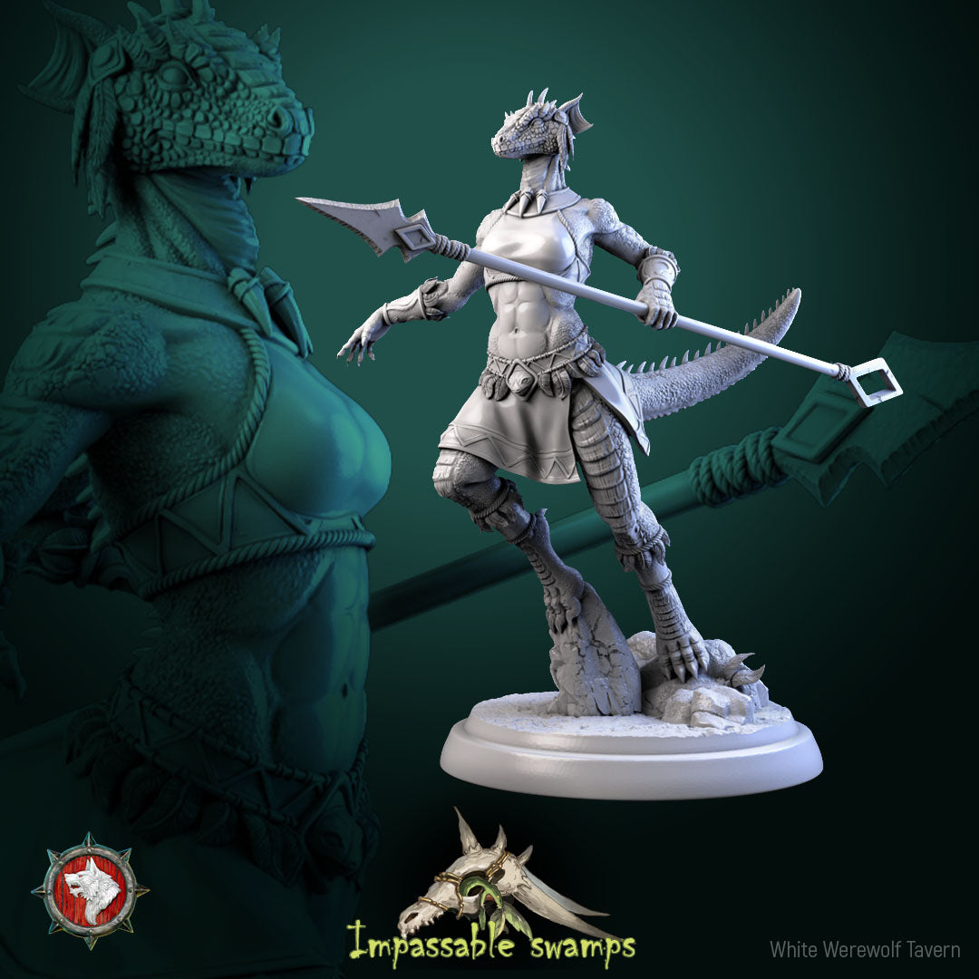 White Werewolf Tavern - Barbarian Lizardfolk Female 3 -  Impassable Swamps 2023 May