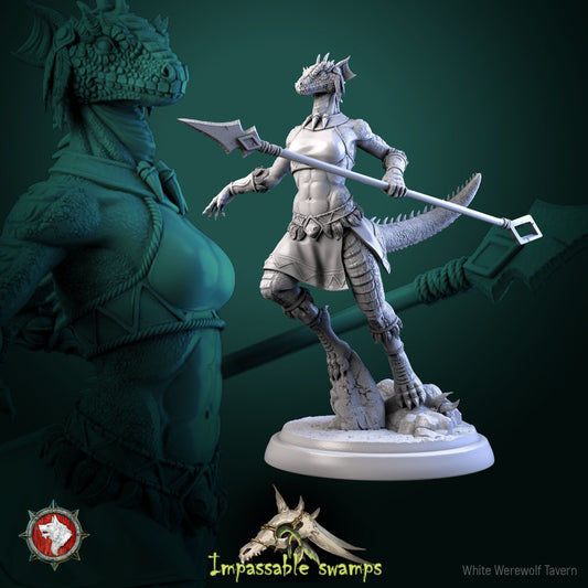 White Werewolf Tavern - Barbarian Lizardfolk Female 3 -  Impassable Swamps 2023 May