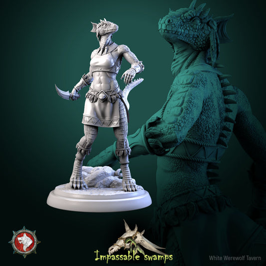 White Werewolf Tavern - Barbarian Lizardfolk Female 4 -  Impassable Swamps 2023 May