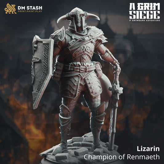 DM Stash - Lizarin, Champion of Renmaeth - A Grim Siege 2025 April
