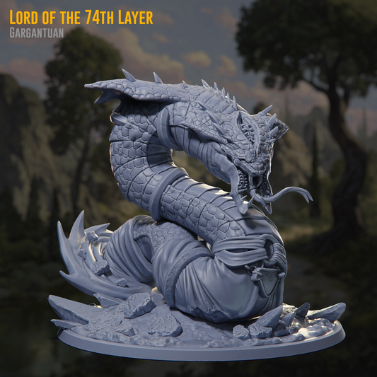 Claymore Miniatures - Lord Of The 74th Layer (Gargantuan) - In the Belly of the Serpent 2025 September