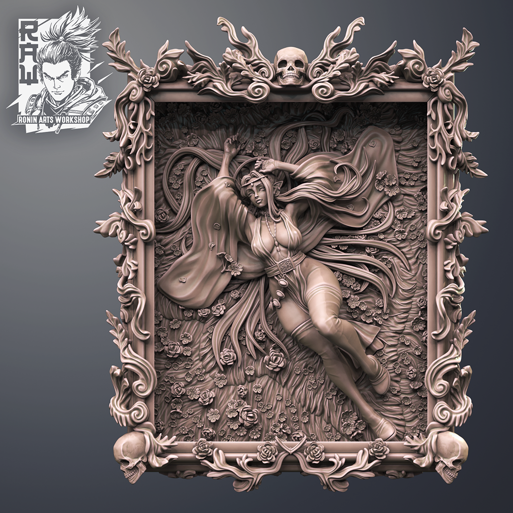 Ronin Arts - Arkilia Pin Up, Frame
