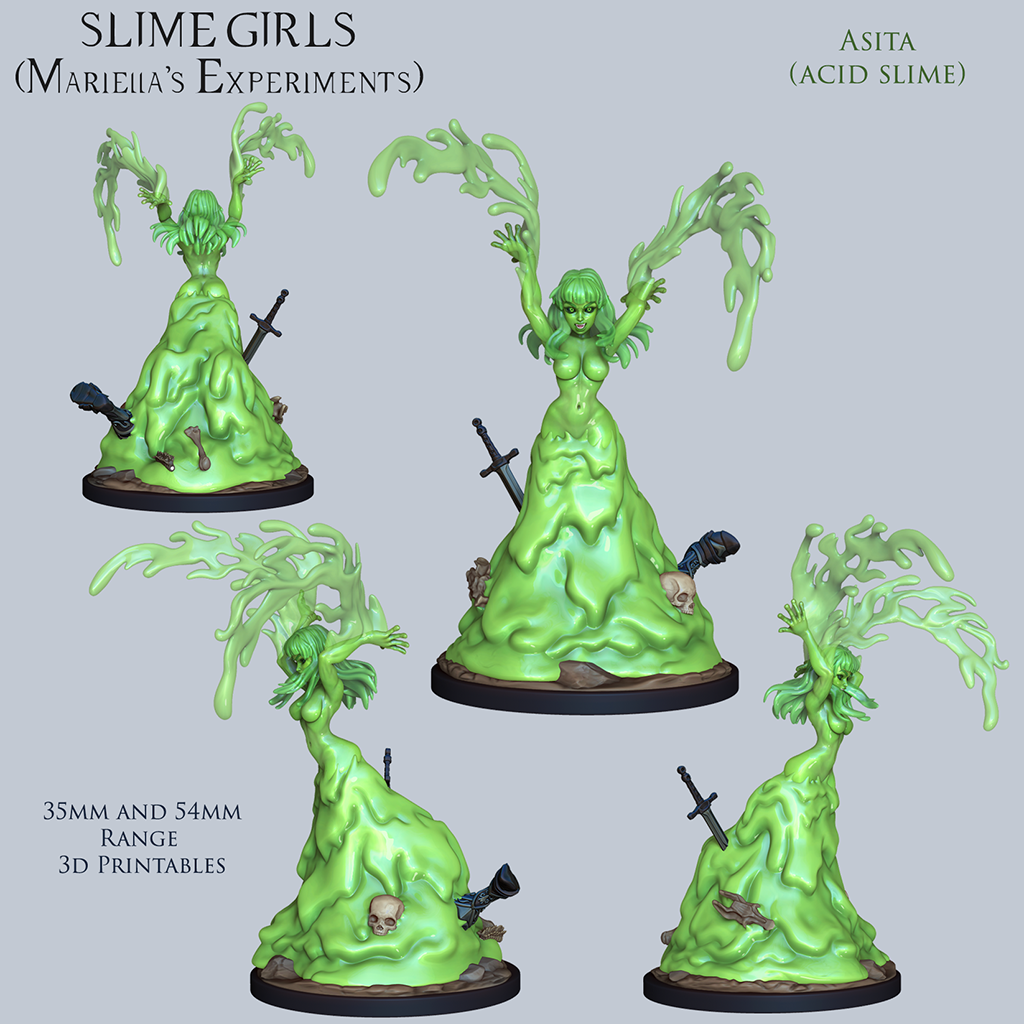 Ronin Arts - Asita, Slime Girls - Marieiias´s Experiments