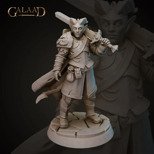 Galaad - Mknight Tiefling Fighter - Tieflings 2023 June