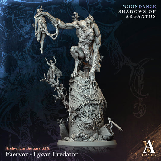Archvillain Games - Faervor, Lycan Predator - Archvillain Bestiary Vol. XIX 2025 March