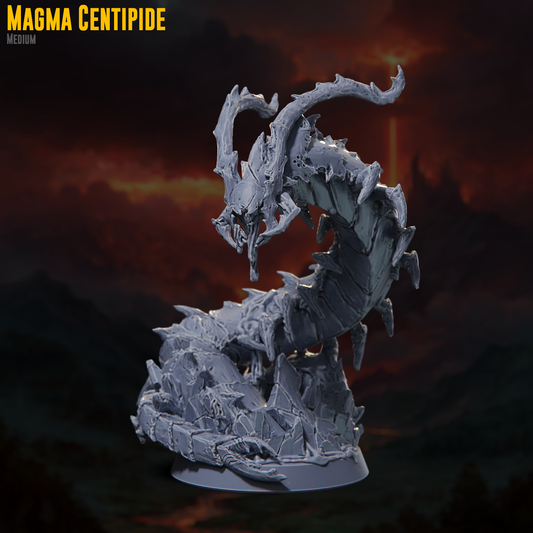 Claymore Miniatures - Magma Centipide - The Conflagration 2025 July