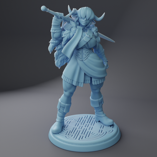 Twin Goddess Miniatures - Maisie The Minotaur Highlander- 2025 June