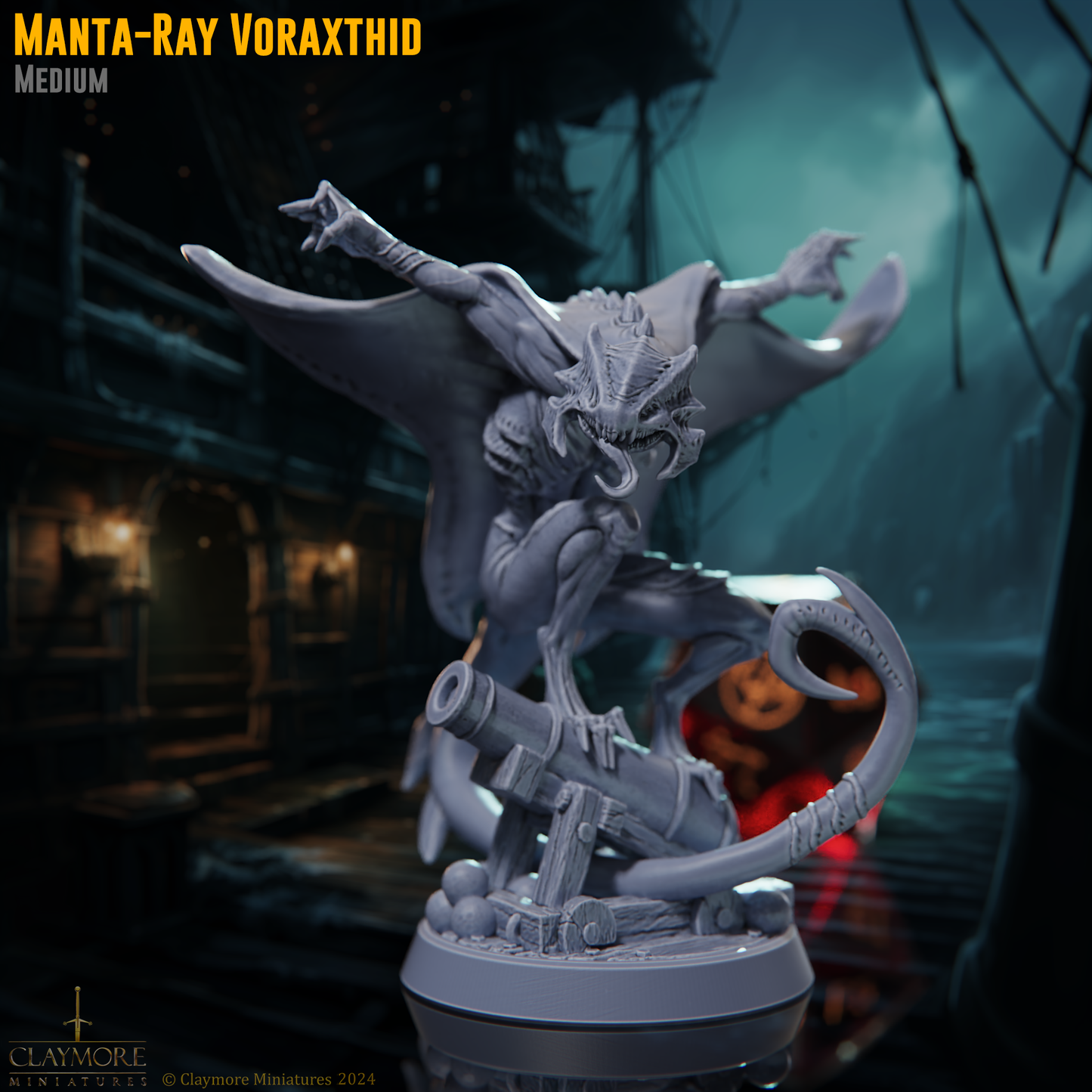 Claymore Miniatures - Manta-Ray Voraxthid, Xenomorph (Large) - Voyage of the Damned 2025 March