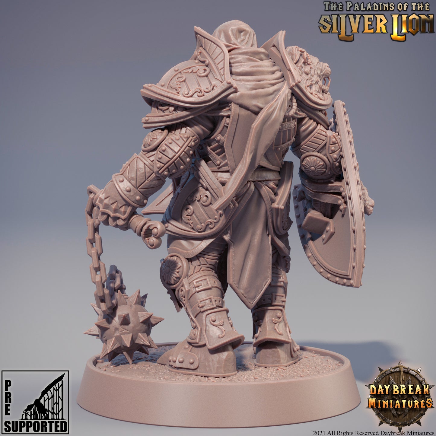 Daybreak Miniatures - Mattias du Lion Tuant - Paladins of the Silver Lion 2021 March