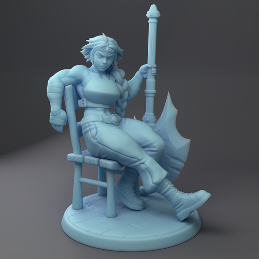 Twin Goddess Miniatures - Millie the Merc - Tavern Set 2022 February
