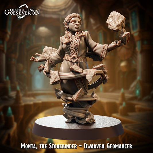 The Printing Goes Ever On - Monta, the Stonebinder - Spiders of the Forge 2025 November