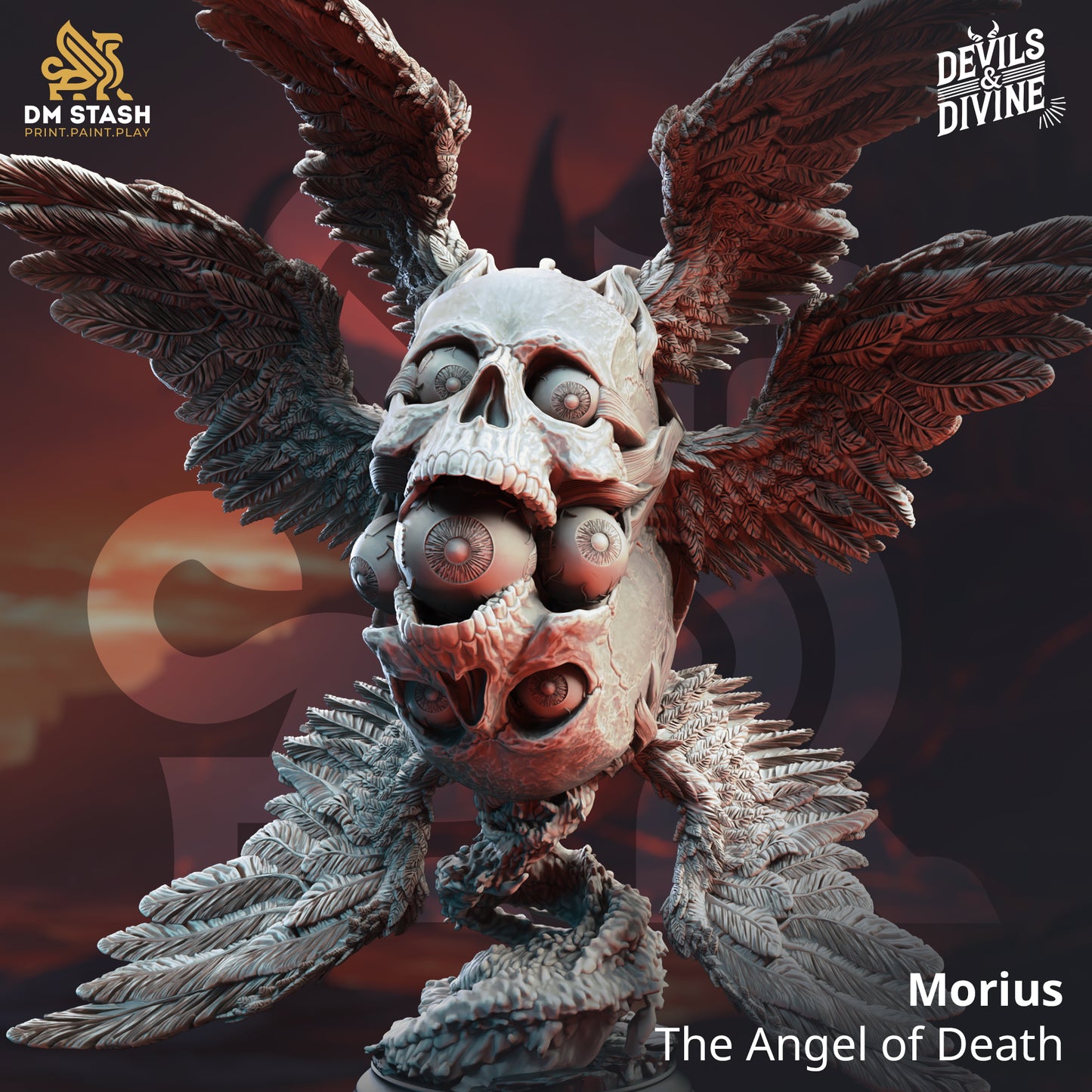 DM Stash - Morius, The Angel of Death (Huge)- Devils and Divine 2025 January