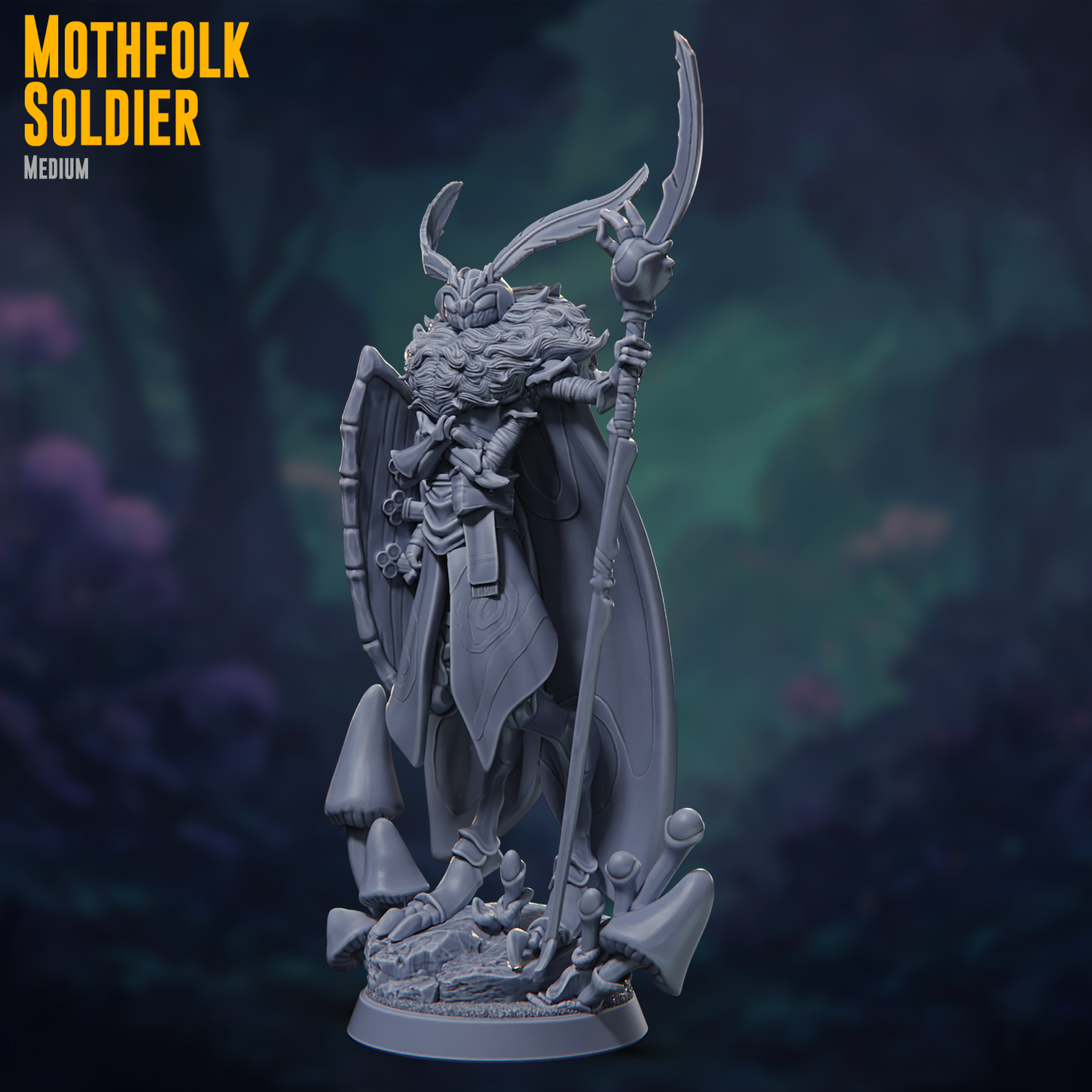 Claymore Miniatures - Mothfolk Soldier - The Silk Dynasty - 2026 January